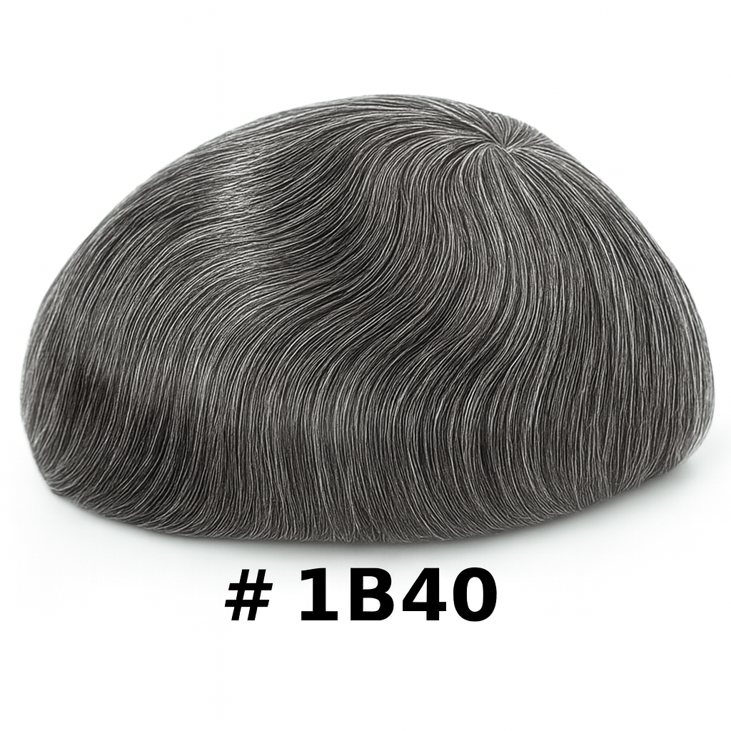Skin 1" (2.5cm) hair prosthesis + double French mesh