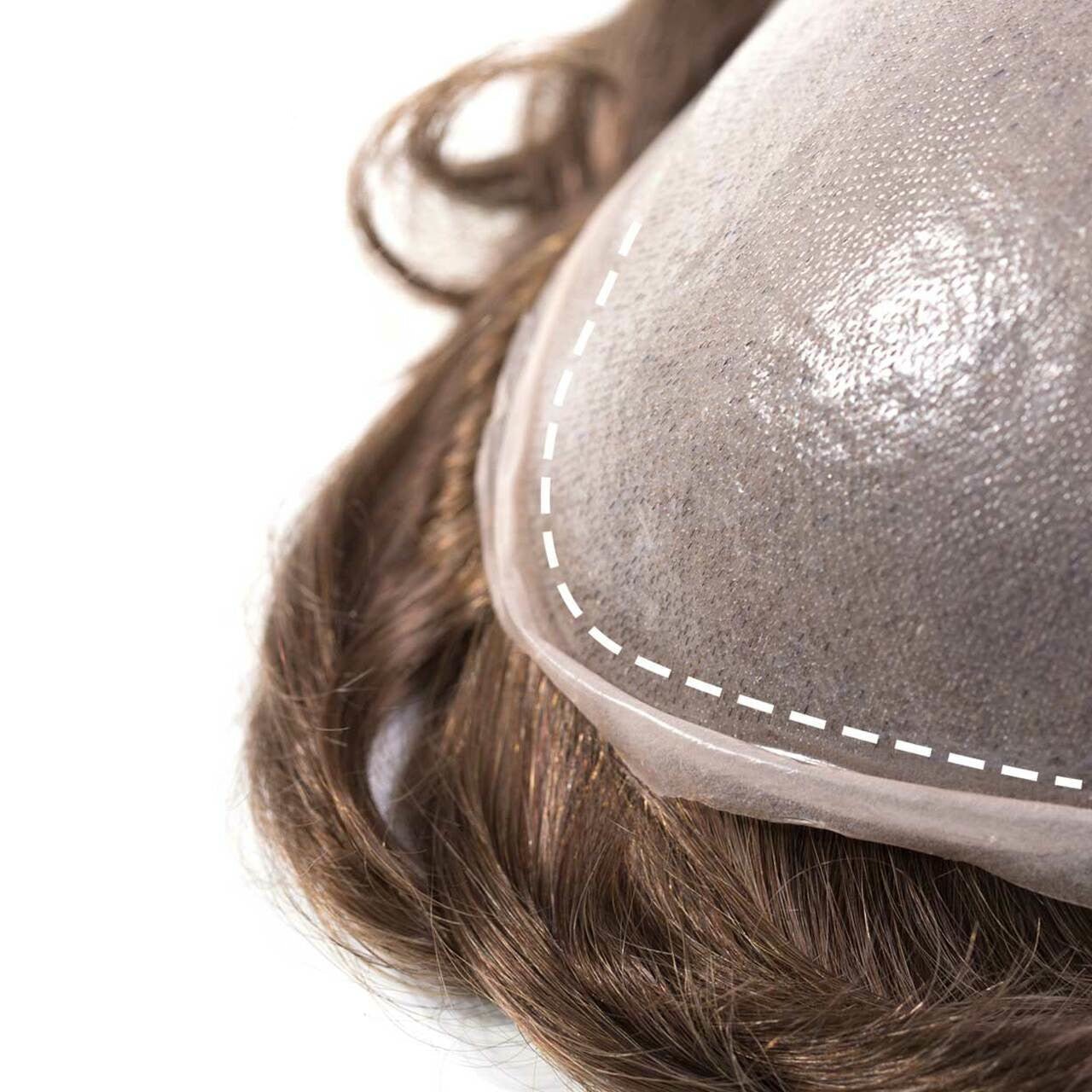 HS1VM Prótesis capilar Skin delgado 0.06mm, DENSIDAD 120% - Pro Hair