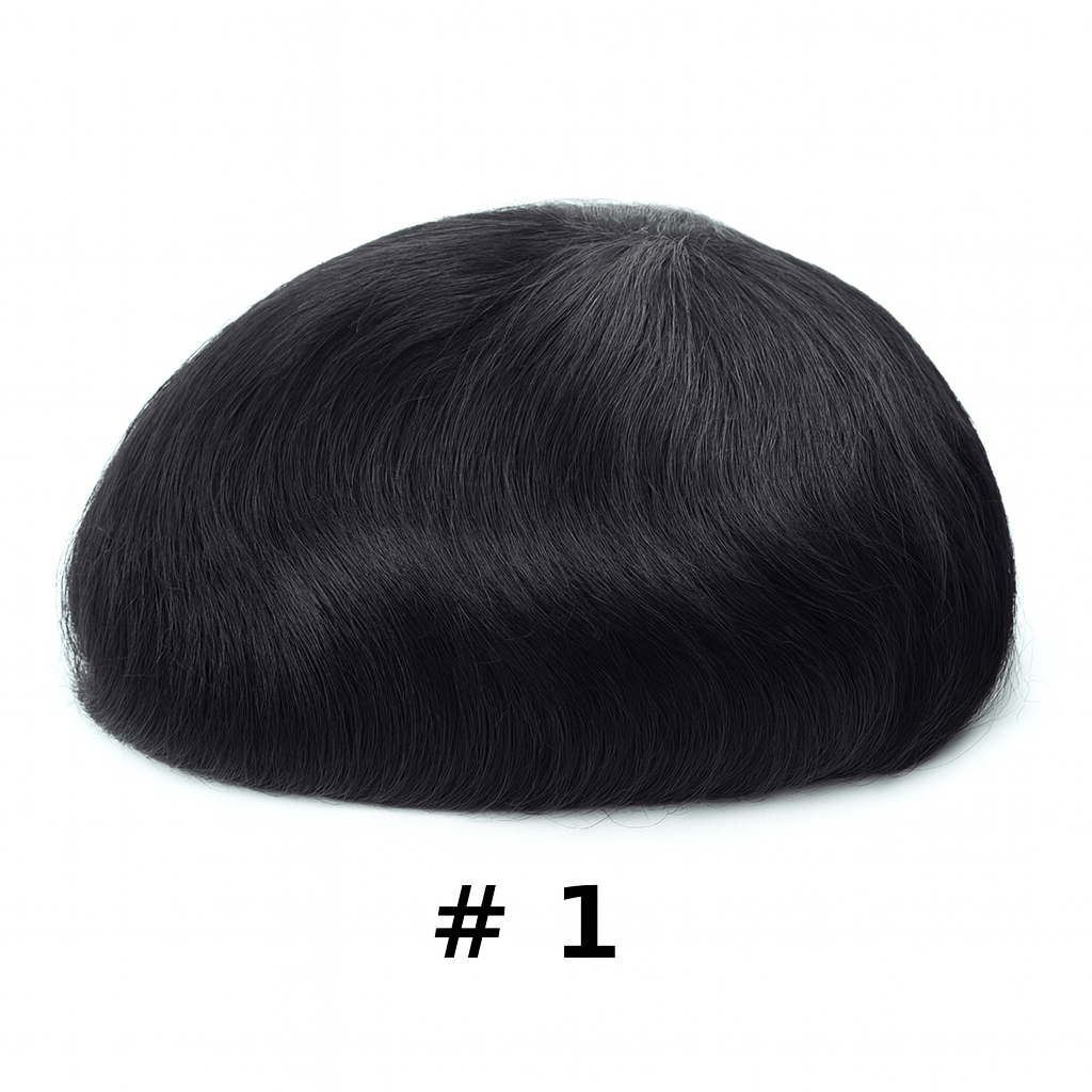 Skin 1" (2.5cm) hair prosthesis + double French mesh