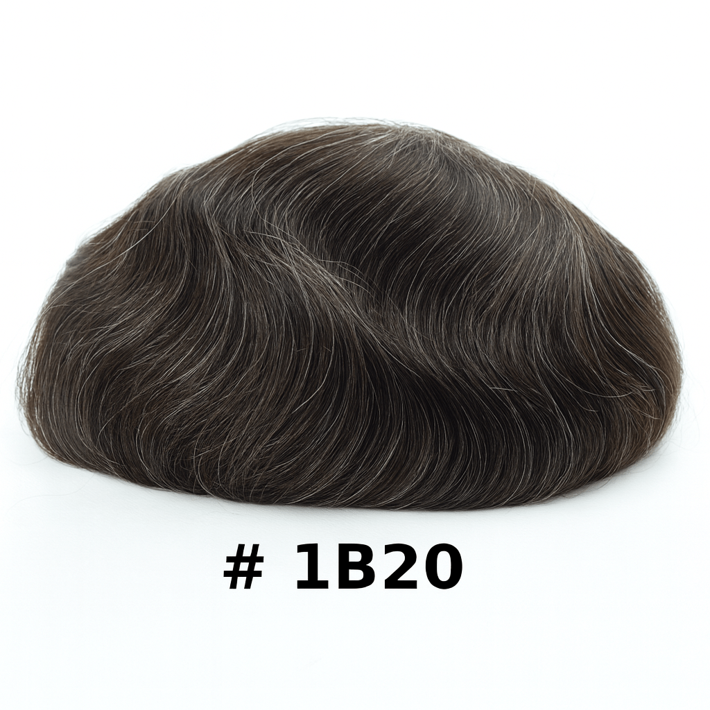 Skin 1" (2.5cm) hair prosthesis + double French mesh