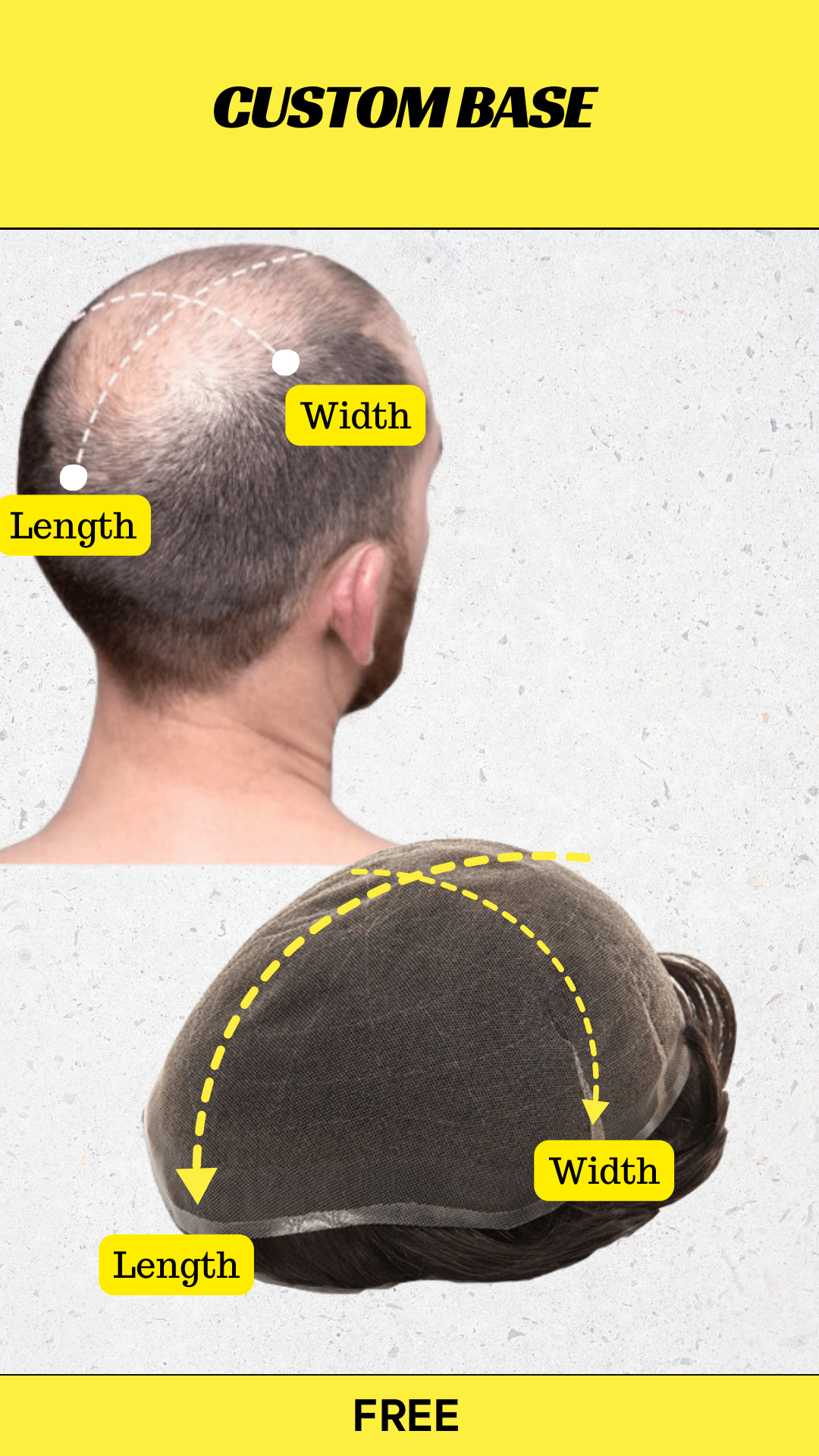 Ultra Thin Skin 0.03mm, ultra thin hair prosthesis
